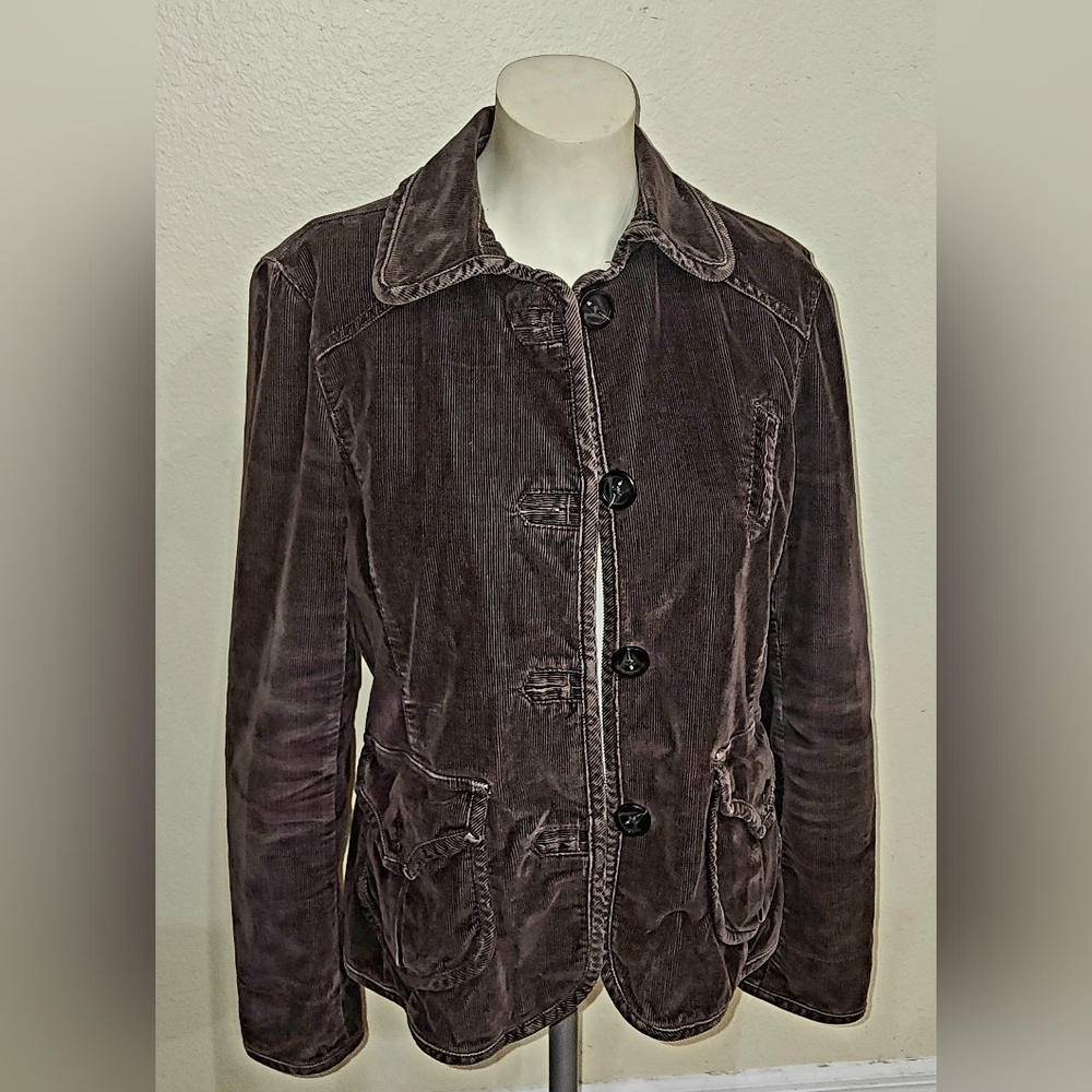 GAP Stretch Corduroy Brown Jacket Size 8